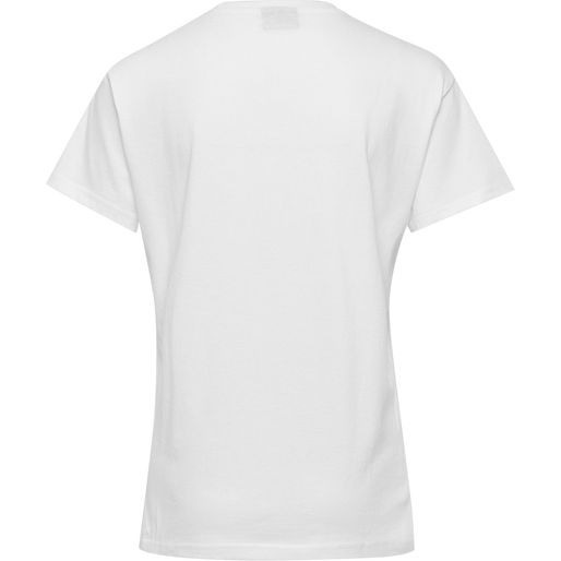 HMLGO COTTON LOGO T-SHIRT WOMAN S/S, WHITE, packshot