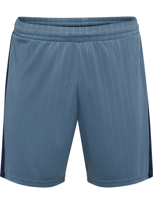 hmlPULSE STRIPE BLOCKED SHORTS, BLUE MIRAGE/DRESS BLUE, packshot