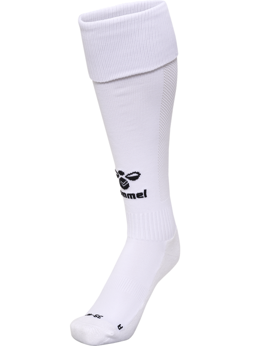 hmlESSENTIAL FOOTBALL SOCKS, WHITE/BLACK, packshot