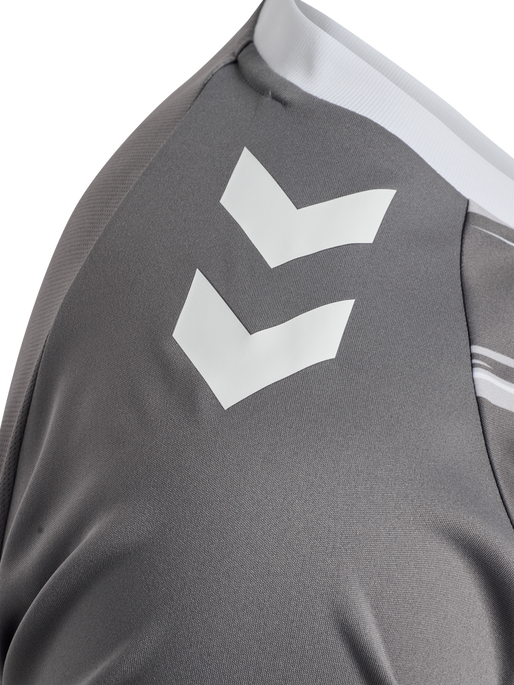 hmlMATCH TRIUMPH JERSEY S/S, STEEL GRAY/WHITE hmlMATCH TRIUMPH JERSEY S/S, STEEL GRAY/WHITE, packshot