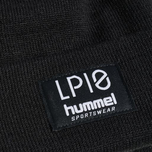 hmlLP10 BEANIE, BLACK, packshot