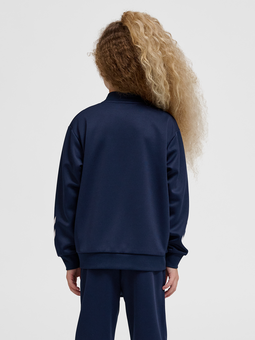 hmlTUKAS TRACKSUIT, BLACK IRIS, model