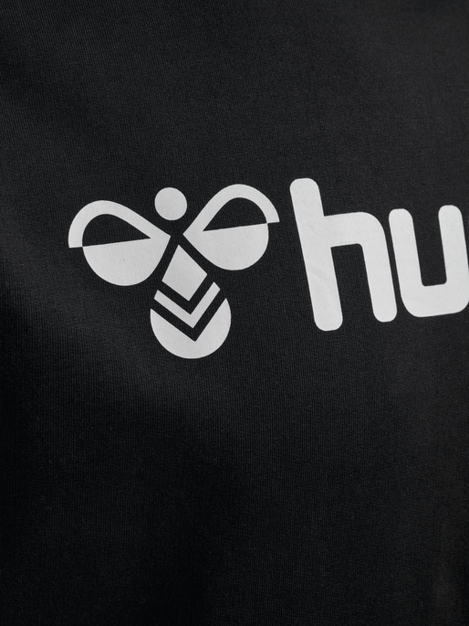 hmlGO 2.0 LOGO HOODIE, BLACK hmlGO 2.0 LOGO HOODIE, BLACK, packshot