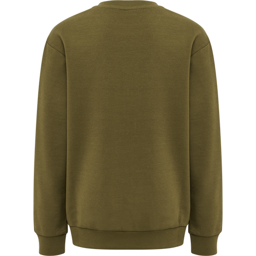 hmlDOS SWEATSHIRT, DARK OLIVE, packshot