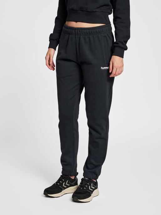 hmlLGC SHAI REGULAR PANTS, BLACK, model