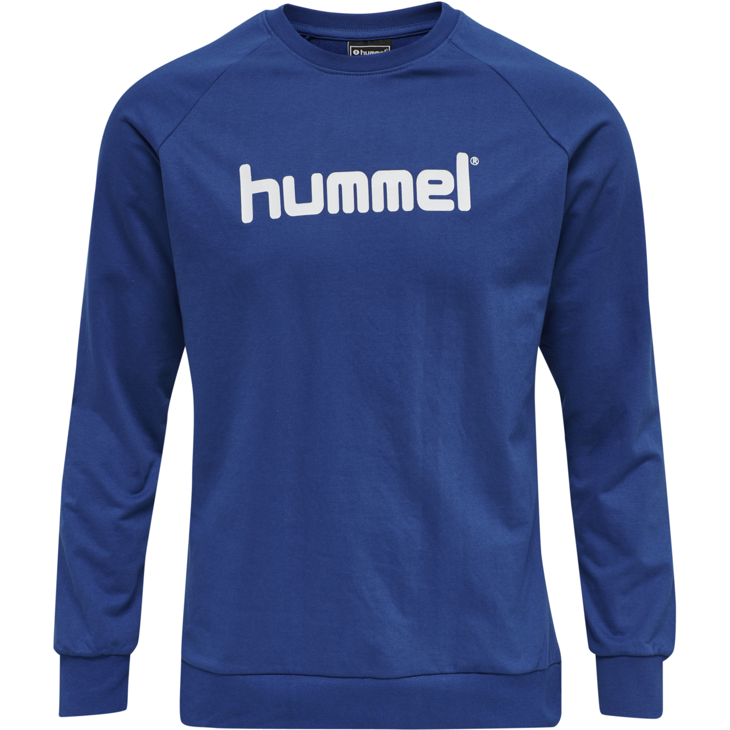 HMLGO COTTON LOGO SWEATSHIRT WOMAN, TRUE BLUE, packshot