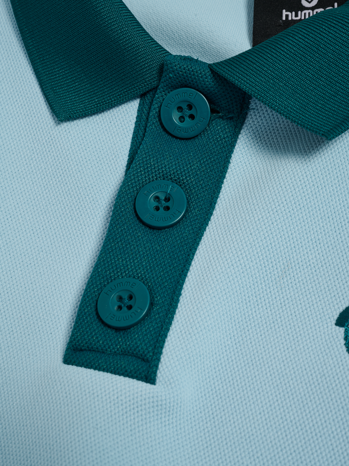 Piqu&eacute; Polo Longsleeve, LIGHT BLUE, packshot