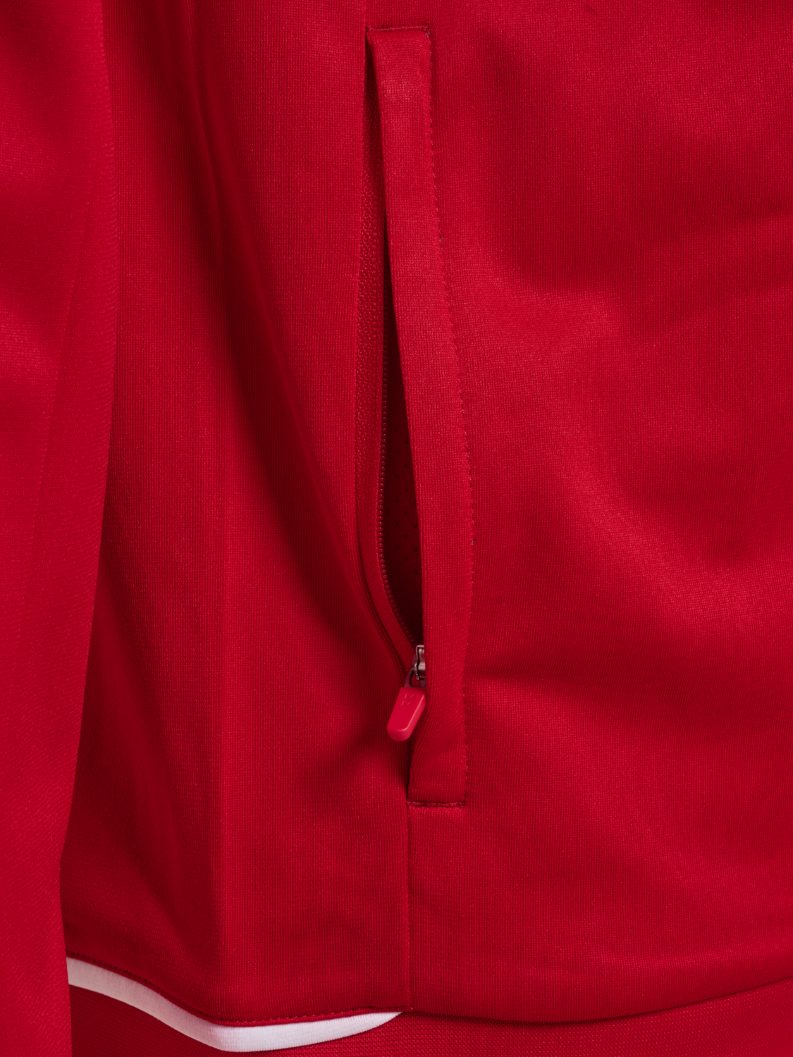 hmlCORE 2.0 TRACK ZIP JACKET, TRUE RED/WHITE, packshot