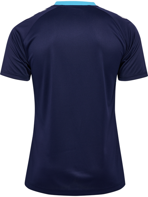 hmlMATCH TRIUMPH JERSEY S/S, MARINE/AQUARIUS, packshot