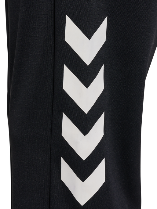 hmlLEGACY EVY REGULAR POLY PANTS, BLACK, packshot