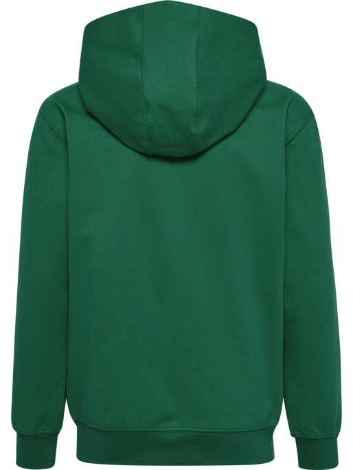 hmlGO 2.0 ZIP HOODIE KIDS, EVERGREEN, packshot