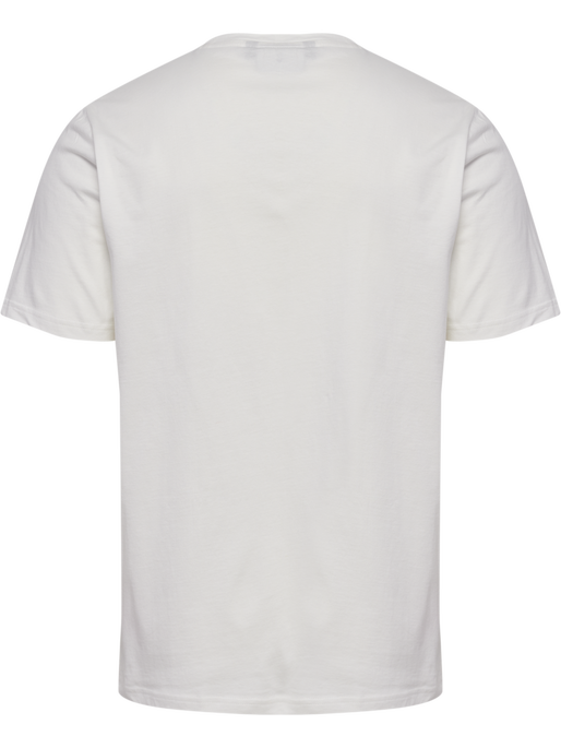 hmlREGULAR GRAPHIC TEE S/S, WHITE/BLUE, packshot