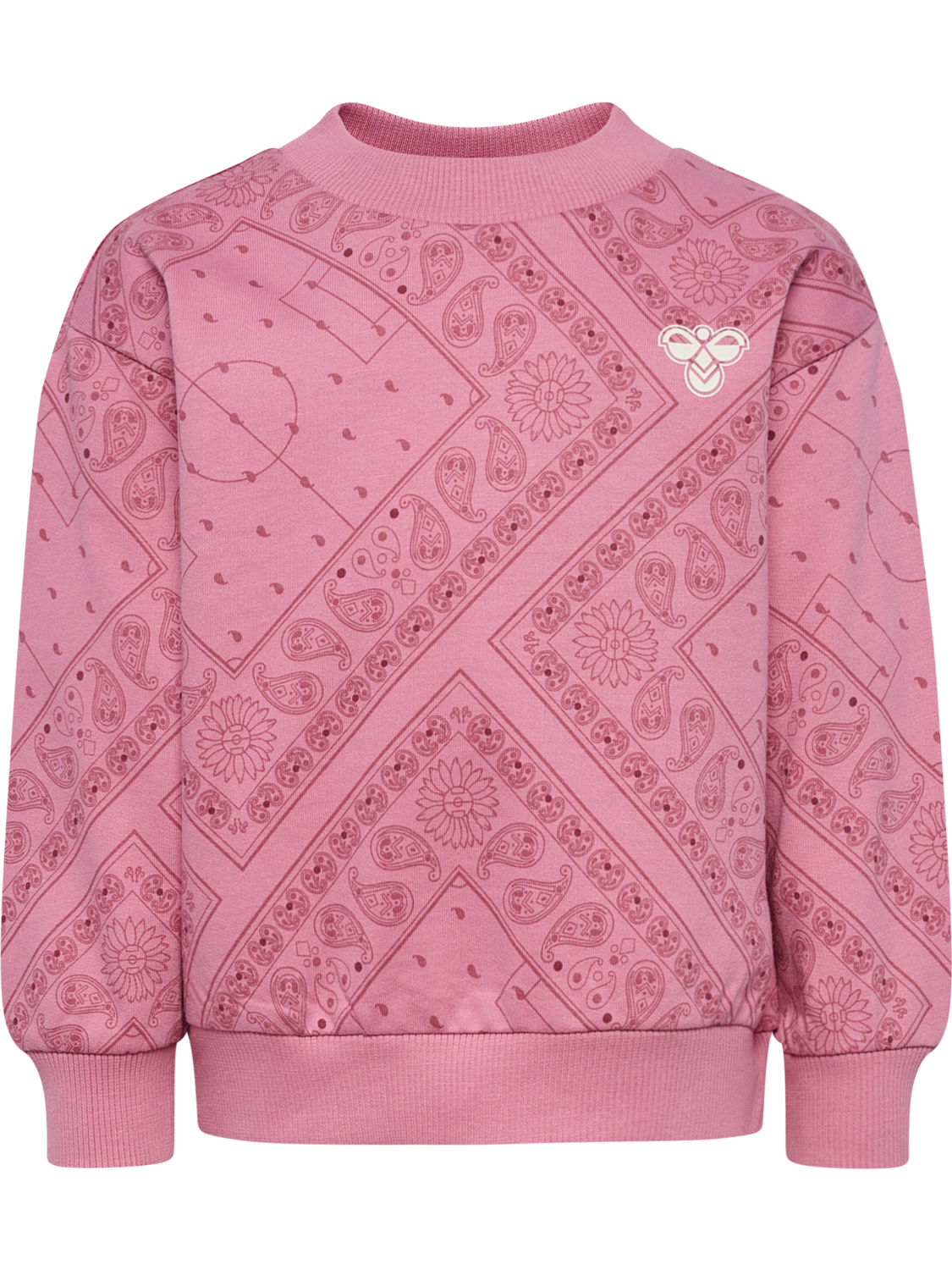 hmlMINI LOOSE PAISLEY AOP SWEATSHIR, POLIGNAC, packshot