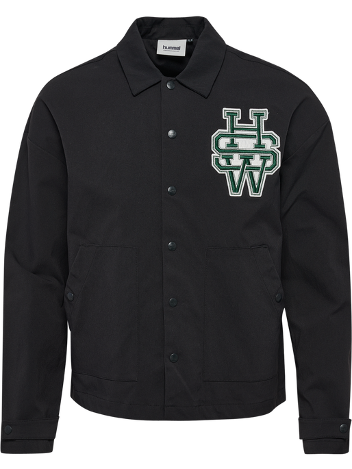 hmlCOACH JACKET HSW, BLACK, packshot