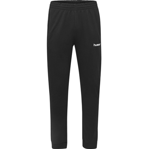 HMLGO KIDS COTTON PANT, BLACK, packshot