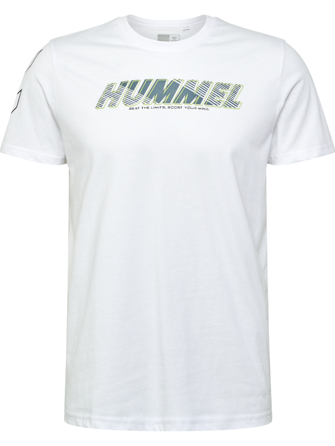 hmlTE EFFORT COTTON T-SHIRT, WHITE, packshot