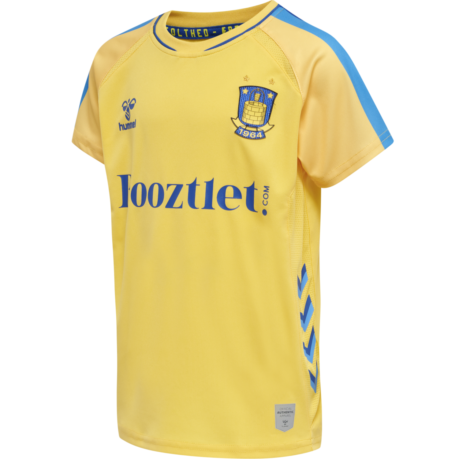 BR&Oslash;NDBY 21/22 HOME JERSEY S/S KIDS, 5102, packshot