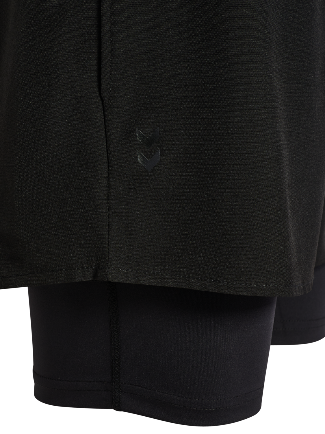 hmlHIIT INTENSITY W 2 IN 1 SHORTS, BLACK, packshot