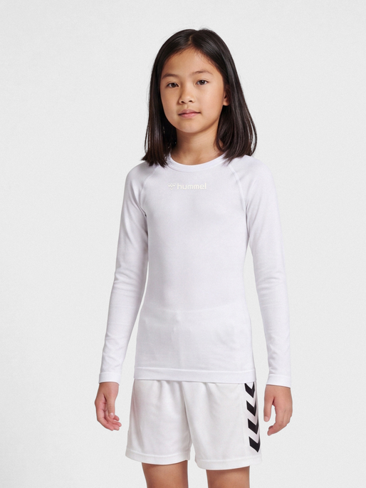 hmlBL COMFORT 2.0 TEE L/S KIDS, WHITE, model
