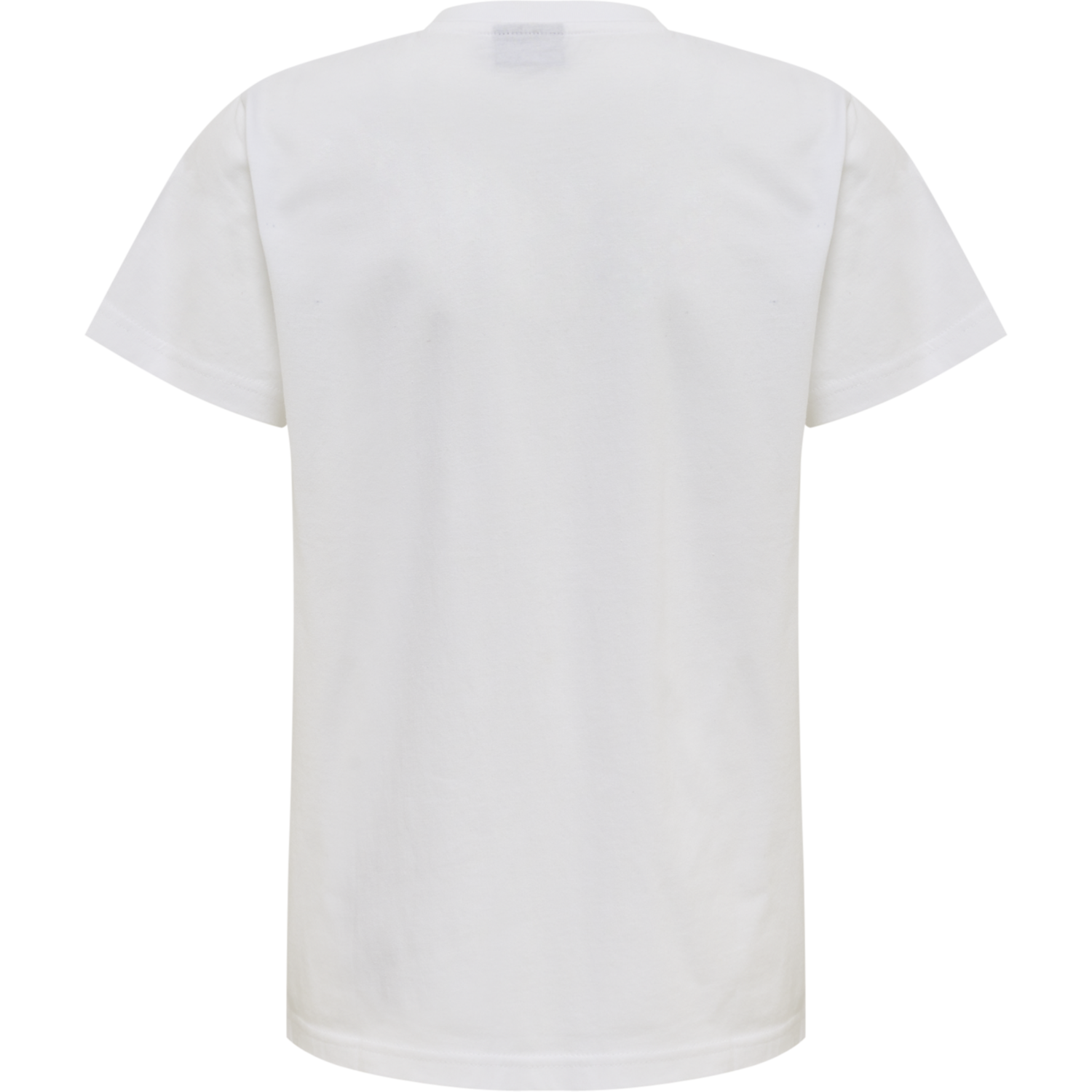 hmlRED BASIC T-SHIRT S/S KIDS, WHITE, packshot