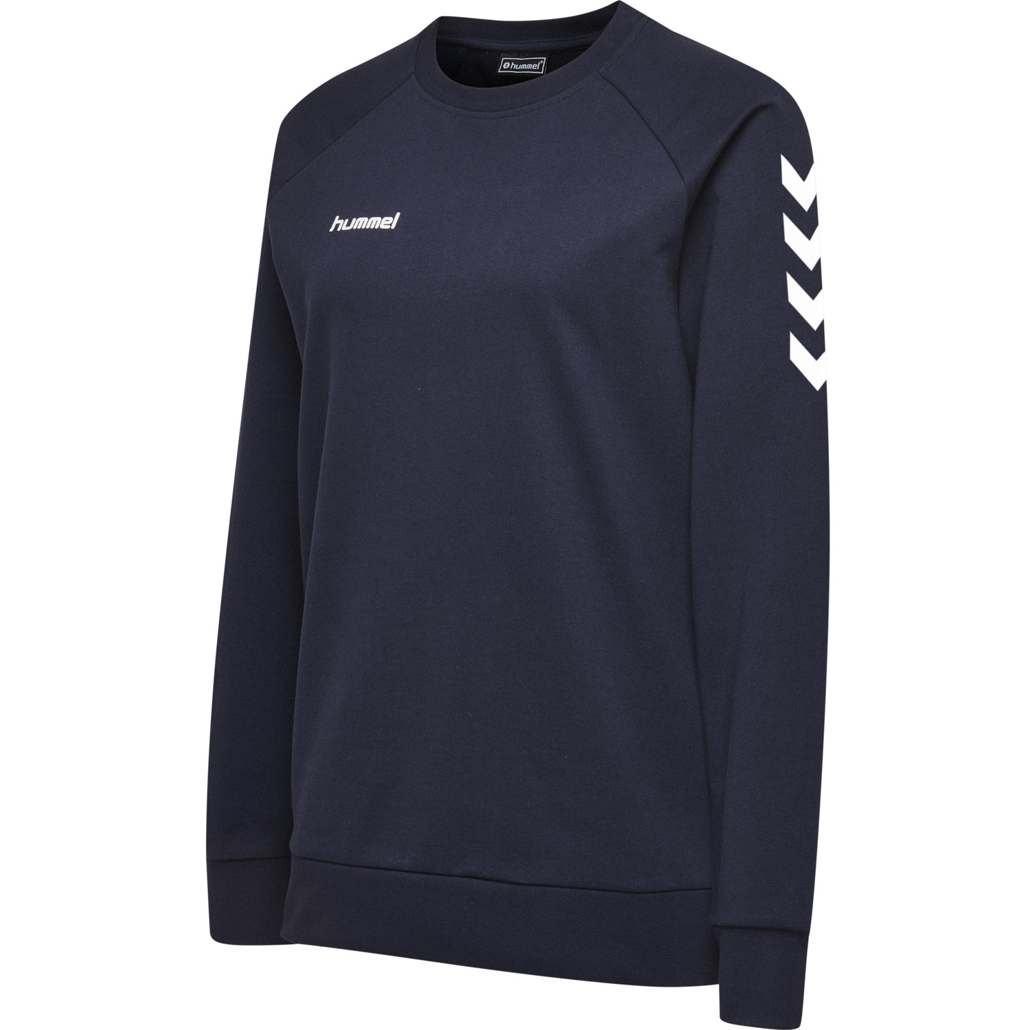 HMLGO COTTON SWEATSHIRT WOMAN, MARINE, packshot