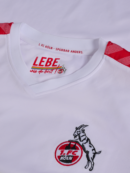 1FCK 23/24 HOME JERSEY S/S KIDS, WHITE/TRUE RED, packshot