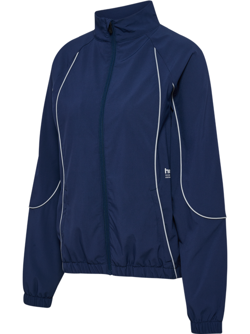 hmlPULSE WOVEN W ZIP THROUGH, DRESS BLUES hmlPULSE WOVEN W ZIP THROUGH, DRESS BLUES, packshot