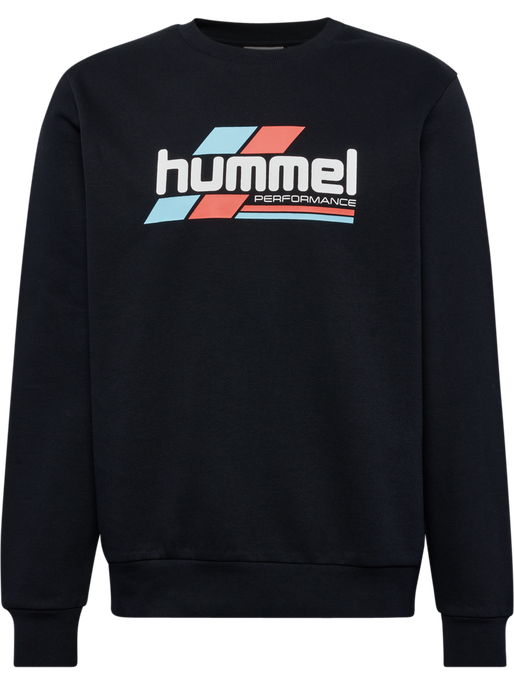 hmlGRAPHIC CREWNECK, BLACK hmlGRAPHIC CREWNECK, BLACK, packshot