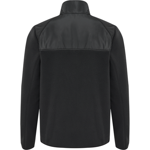 hmlLGC CHARLEY FLEECE JACKET, BLACK, packshot