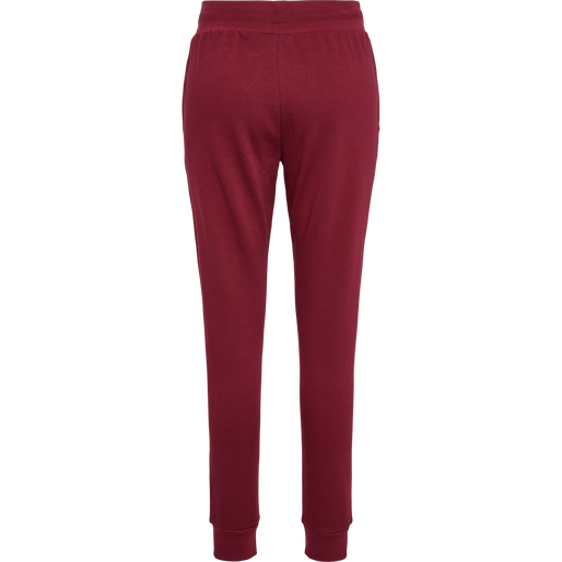 hmlBOOSTER TAPERED WOMAN PANTS, CABERNET, packshot