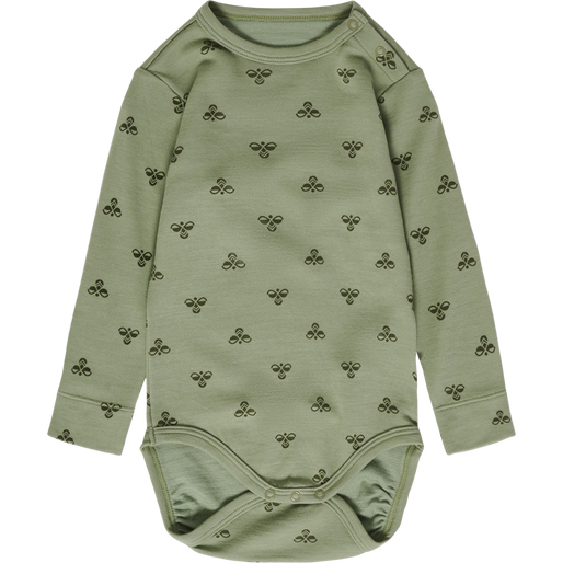 hmlBAMBO BODY LS, OIL GREEN, packshot