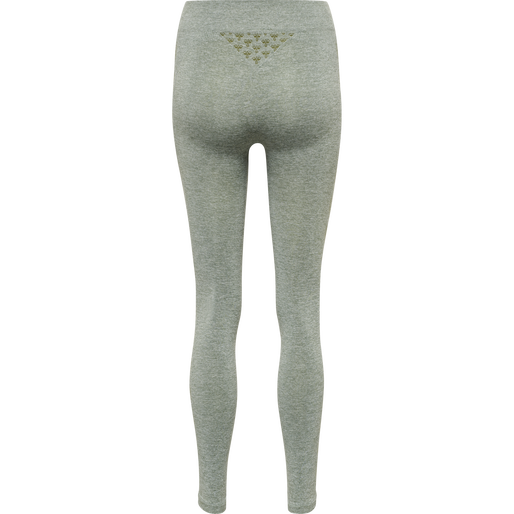 hmlCI SEAMLESS MID WAIST TIGHTS, LILY PAD MELANGE, packshot