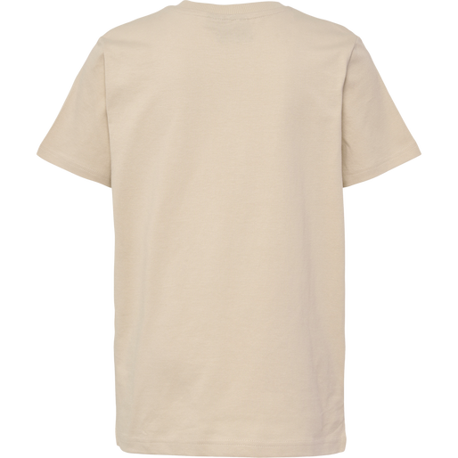 hmlROCK T-SHIRT S/S, IRISH CREAM, packshot