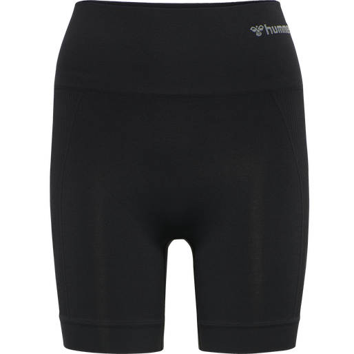 hmlTIF SEAMLESS SHORTS, BLACK, packshot