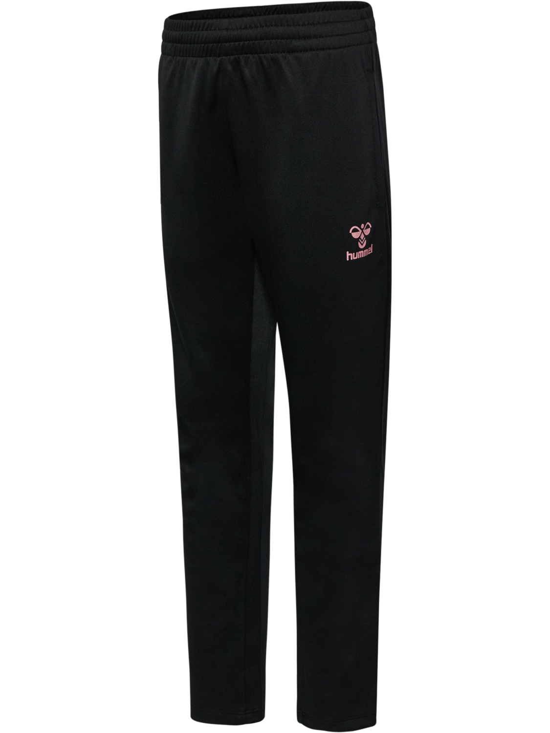 hmlSHIMMER TRAINING PANTS KIDS, BLACK/BRIDAL ROSE, packshot