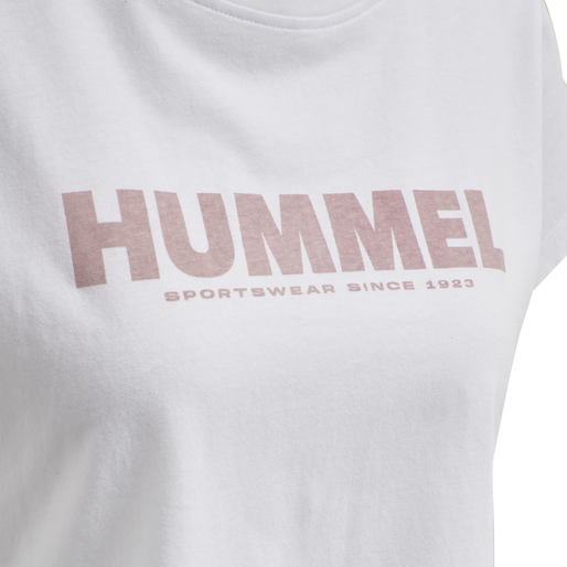 hmlLEGACY WOMAN CROPPED T-SHIRT, 9001 hmlLEGACY WOMAN CROPPED T-SHIRT, 9001, packshot