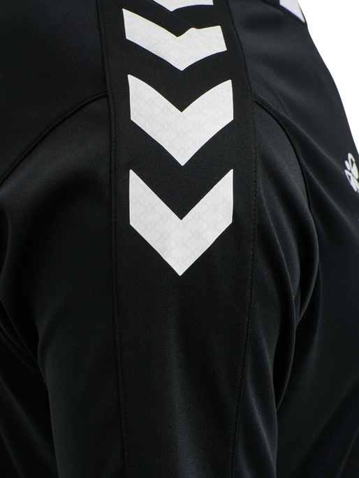 hmlCORE XK POLY JERSEY S/S, BLACK hmlCORE XK POLY JERSEY S/S, BLACK, packshot