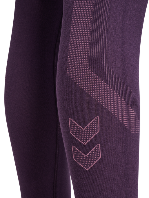 hmlMT POWER SEAMLESS MW TIGHTS, PLUM PERFECT, packshot