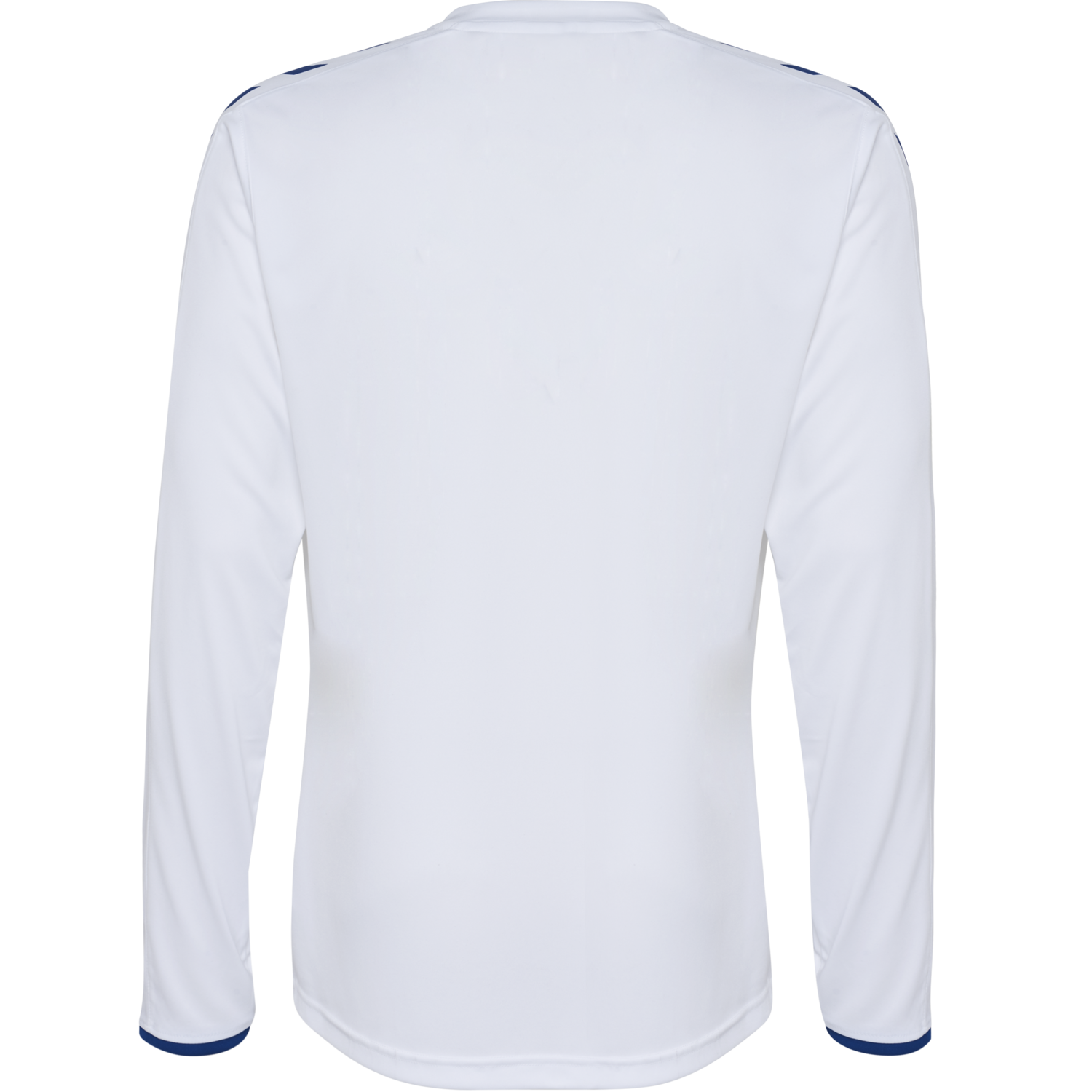 CORE LS POLY JERSEY, WHITE/TRUE BLUE, packshot