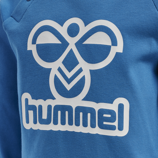 hmlCODY T-SHIRT L/S, VALLARTA BLUE, packshot