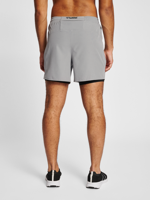 hmlMT FAST 2 IN 1 SHORTS, SHARKSKIN, model