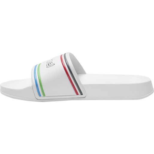 POOL SLIDE RETRO, WHITE/MULTICOLOR POOL SLIDE RETRO, WHITE/MULTICOLOR, packshot