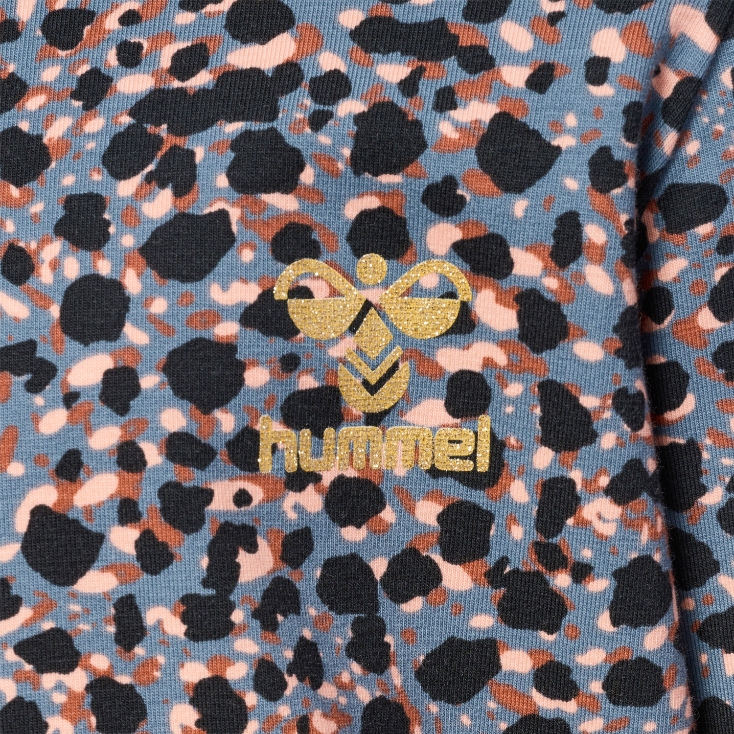 hmlMEJSE T-SHIRT L/S, BLUE MIRAGE, packshot