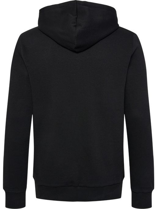 hmlBOOSTER HOODIE, BLACK, packshot