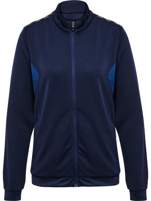 hmlAUTHENTIC PL ZIP JACKET WOMAN, MARINE, packshot