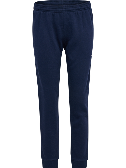 hmlMOVER COTTON CUFF PANTS WOMAN, MARINE, packshot