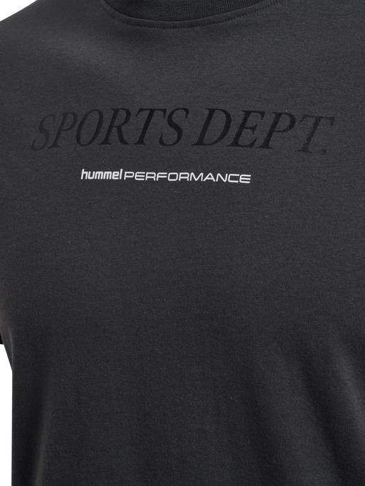 hmlPULSE GRAPHIC T-SHIRT S/S, ASPHALT hmlPULSE GRAPHIC T-SHIRT S/S, ASPHALT, packshot