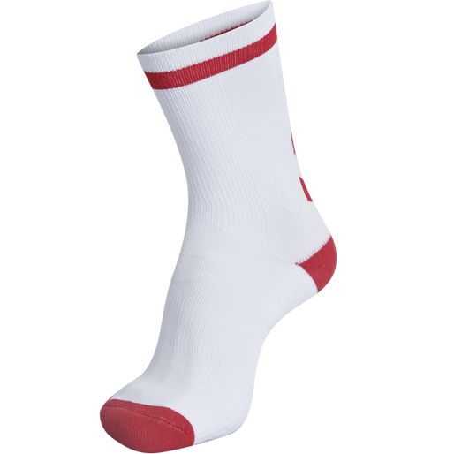 ELITE INDOOR SOCK LOW, WHITE/TRUE RED ELITE INDOOR SOCK LOW, WHITE/TRUE RED, packshot