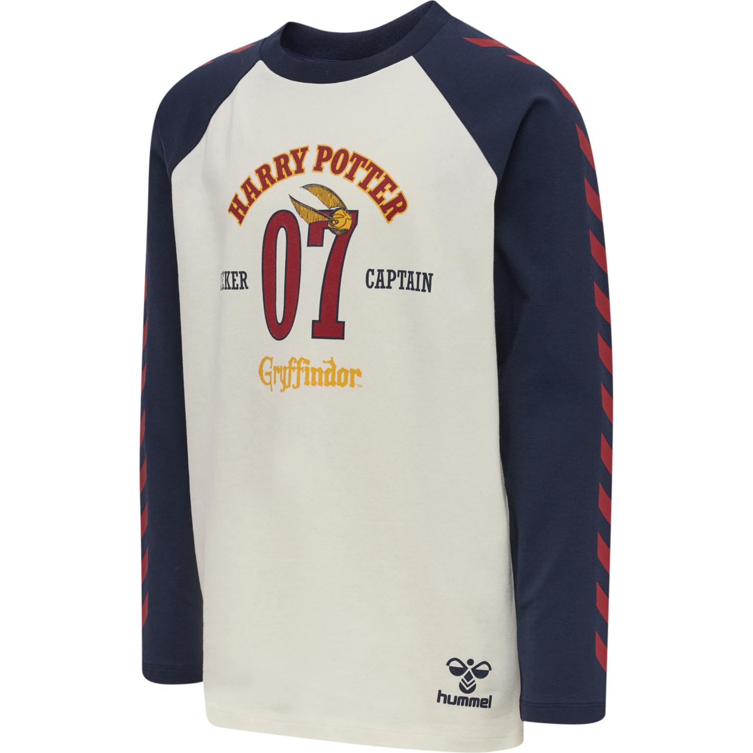 hmlHARRY POTTER BOYS T-SHIRT L/S, MARSHMALLOW, packshot