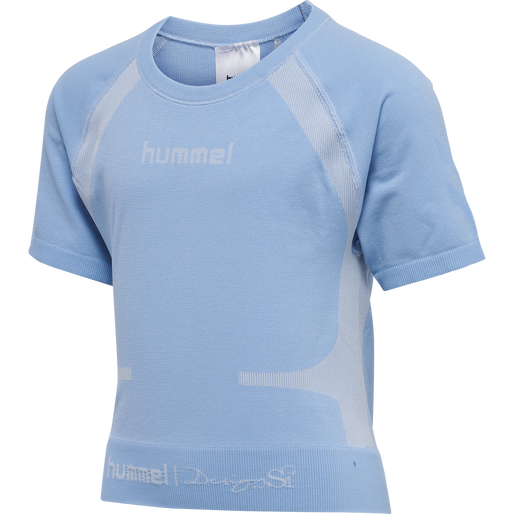 hmlSI SEAMLESS T-SHIRT S/S, BEL AIR BLUE, packshot